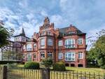 Villa Glckspilz an der Strandpromenade im Ostseebad Binz im Juni 2024