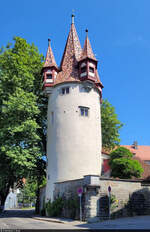 Diebsturm in Lindau (Bodensee), 35 Meter hoch und einst genutzt als Stadtgefngnis.