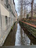 Mhlgraben in Plauen hinter dem Weisbachschen Haus, heute das Museum der Fden, 12 - 2024 