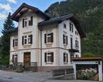 Wohnhaus aufgenommen bei einem Rundgang durch Mayrhofen.