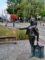 Auch die aktuelle Zeit wird als Denkmal festgehalten, so gesehen Anfang September in  Kolberg (Kołobrzeg).