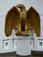 Diesen Adler habe ich an einer Fassade im Flensburger Stadtteil Jrgensby entdeckt.