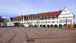 Freudenstadt, Arkadenh�user an der Nordseite des Marktplatzes, Nov.2025