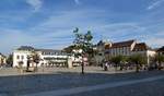 Landau, Blick ber den Marktplatz, Sept.2017