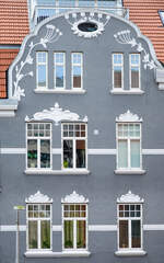 Fassade in der Helgolandsgade 37 A in S�nderborg (deutsch Sonderburg).