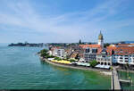 Panorama auf Friedrichshafen am Bodensee.