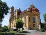 Ellwangen, Schnenbergkirche, erbaut von 1709 bis 1729 (15.07.2024)