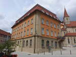 Ellwangen, ehemaliges Stiftsrathaus am Marktplatz, heute Zivilgericht (04.08.2024)