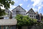 Schiltach, der Ort ist bekannt f�r seine vielen sch�n restaurierten Fachwerkh�user, Juli 2025