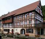 Schiltach, das Gerberhaus von 1674, Juli 2025