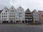 Ulm, Giebelh�user und Brunnen am Marktplatz (01.06.2025)