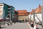 Bamberg, auf der Kettenbrcke.