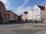 Eichsttt, Marktplatz mit Willibaldsbrunnen von 1695 (23.08.2015)