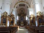 Eichsttt, barocke Altre der Schutzengelkirche, Rokokostuck von Franz de Gabrieli, Fresken von Michael Rosner (23.08.2015)