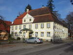 Obenhausen, Gasthaus zur blauen Traube, erbaut um 1800, Umbau von 1905 bis 1906 durch Gabriel von Seidl (08.11.2020)