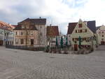 Mindelheim, Huser am Schrannenplatz (11.01.2025)