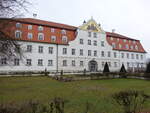 Schloss Lautrach, erbaut von 1781 bis 1783 durch den Frstabt Honorius Roth von Schreckenstein, heute Tagungszentrum (22.01.2025)