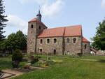 Waltersdorf, evangelische Kirche, sp�tromanische Saalkirche, erbaut im 13.