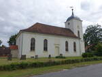 Wagenitz, evangelische Kirche, Saalkirche erbaut 1753 (08.07.2025)
