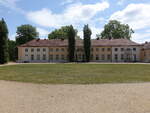 Ketzin, Schloss Paretz, erbaut von 1797 bis 1804 durch den Architekten David Gilly (10.07.2025)
