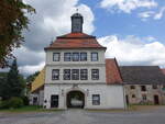 Lindenau, Torhaus zum Schlo�, erbaut 1690 (06.09.2025)