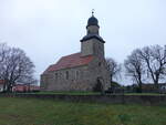 Grubo, evangelische Kirche, Feldsteinkirche aus dem 13.