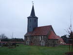 Lehnsdorf, evangelische Kirche, Feldsteinkirche erbaut im 13.