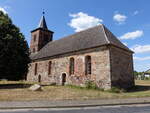Gr�ben, evangelische Kirche, Feldsteinkirche aus dem 14.