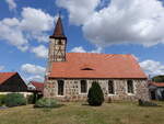 Locktow, evangelische Kirche, Feldsteinkirche erbaut im 14.