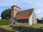 Marzahne, evangelische Kirche, erbaut 1608, Kirchturm erneuert 1888 (08.07.2025)