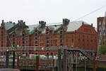 Blick auf die Speicherstadt.