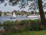 Die Au�enalster in Hamburg am 04.05.2008.