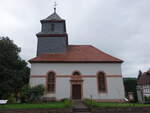 Niederlistingen, evangelische Kirche, erbaut 1821 (30.05.2024)