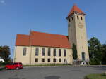 B�ddenstedt, evangelische Martin Luther Kirche, erbaut 1955 (09.08.2025)
