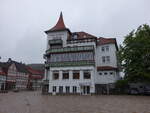 Bad Salzdetfurth, Hotel Kronprinz, erbaut von 1898 bis 1899 (18.04.2025)