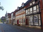 Hildesheim, Fachwerkh�user in der Br�hl Stra�e (20.04.2025)