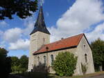 Schliestedt, evangelische Kirche, erbaut um 1500, Kirchturm erneuert 1783 (12.09.2025)