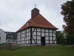 W�lferode, evangelische Fachwerkkapelle, erbaut 1756 (18.09.2025)