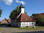 Almke, evangelische Fachwerkkapelle, erbaut 1534 (14.09.2025)