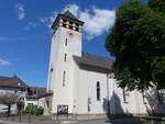 Hachen, Pfarrkirche Maria Opferung, erweitert 1965 durch den Architekten Heinrich Stiegemann (09.06.2024)