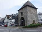 Brilon, Derker Tor, einziges erhaltenes Stadttor, erbaut um 1700 (01.06.2024)