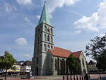 Hamm, evangelische Pauluskirche, erbaut ab 1275, saniert von 1893 bis 1895 (07.06.2024)