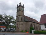 Wrexen, evangelische Kirche, erbaut bis 1847 (31.05.2024)