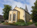 Schlangen, evangelische Kirche, erbaut 1878 durch den Architekten Ferdinand Ludwig August Merckel (16.06.2025)