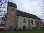Langenholzhausen, evangelische Kirche, erbaut von 1350 bis 1370 (07.12.2025)