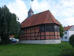 Lippstadt, Schlokapelle beim Schloss Overhagen, erbaut 1619 (11.06.2024)