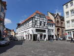 Soest, Huser am Potsdamer Platz in der Altstadt (08.06.2024)