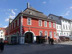 Soest, Rathaus am Domplatz, erbaut von 1713 bis 1718  unter Brgermeister Otto Gerhard Glotz (08.06.2024)