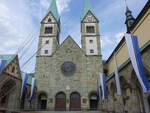 Werl, Wallfahrtsbasilika Maria Heimsuchung, erbaut von 1904 bis 1906 durch Wilhelm Sunder-Plamann (07.06.2024)