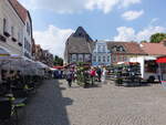 Werne, Huser am Marktplatz (07.06.2024)